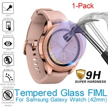 1 шт., анти-синий светильник, закаленное стекло, защита экрана, полное покрытие, пленка для samsung Galaxy Watch 42 мм, без пузырей, легко устанавливается