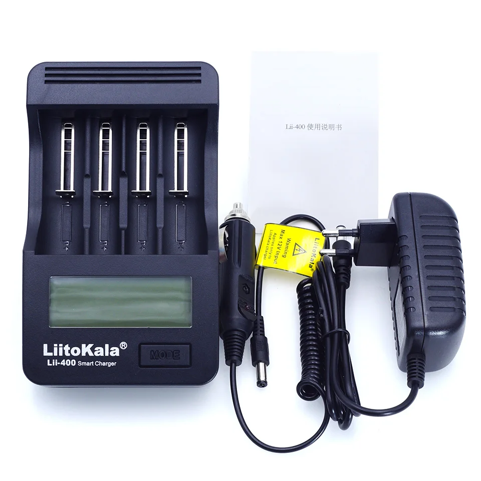 

Liitokala lii-400 of the LEDs 18650/26650/14500 battery charger, the battery capacity detection / internal resistance / voltage