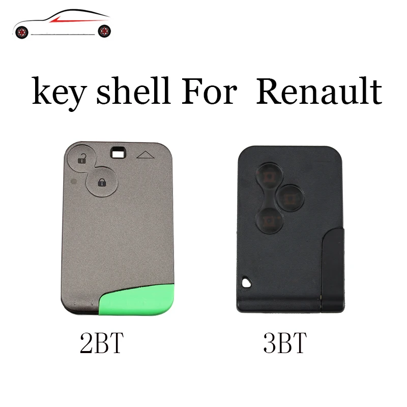 

GORBIN Smart Remote Key shell Fob 3Buttons For Renault megane 2003-2008 2Button For Renault Laguna 2001-2006 Car Key Fob Case