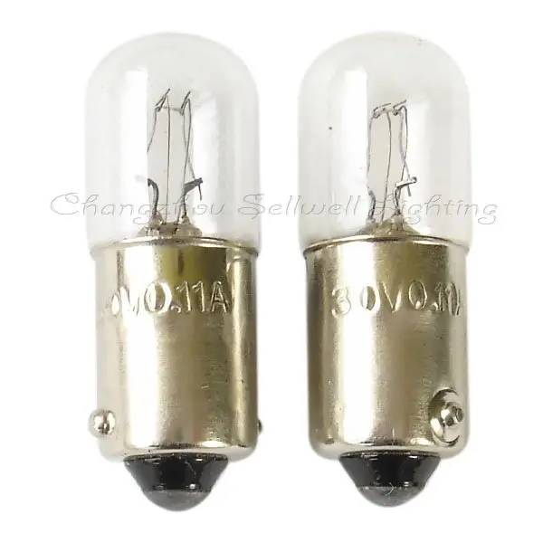 Новинка! Миниатюрный светильник Ba9s T10x28 30В 0.11a A318|miniature light bulb|ba9s bulbminiature bulb |