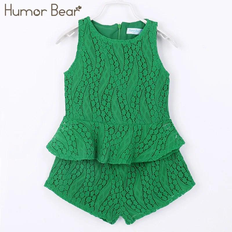 green 1130 Humor bear/Одежда для маленьких девочек Лидер продаж года, новые летние комплекты одежды для девочек детская одежда шифоновое пальто с бантом+ штаны для малышей, От 1 до 4 лет - Цвет: green 1130