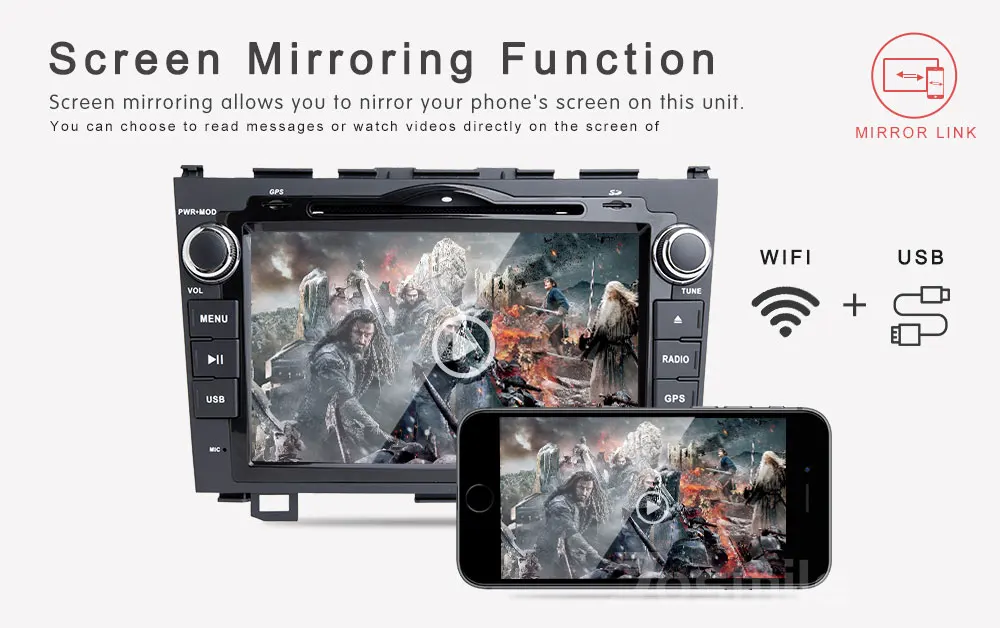 Flash Deal 2 Din Car DVD Player Radio For Honda CRV CR-V 2006 2007 2008 2009 2010 2012 GPS Navigation System Multimedia Head Unit Audio 5