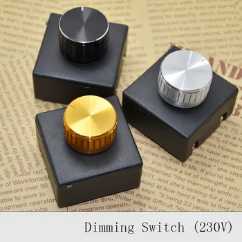 

3A Hotel Knob Dimmer Switch Bedside Lamp Dimming Switch Panel Potentiometer Dimmer Switch Control Panel 3pcs free shipping