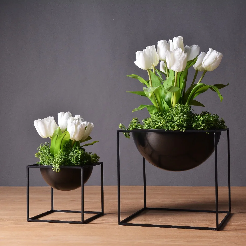 Black Metal Planters Reviews Online Shopping Black Metal - Whiteblack Modern Tabletop Vase Metal Square Flower Plant Pot Tray Cubepergola Garden Planting Flower Home Decoration black metal planters reviews online shopping black metal - whiteblack modern tabletop vase metal square flower plant pot tray cubepergola garden planting flower home decoration