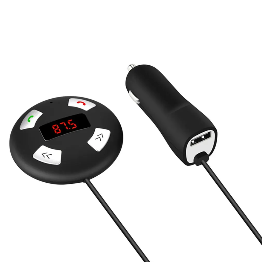 Универсальный автомобильный Bluetooth fm-приёмопередатчик светодиодный дисплей USB зарядное устройство