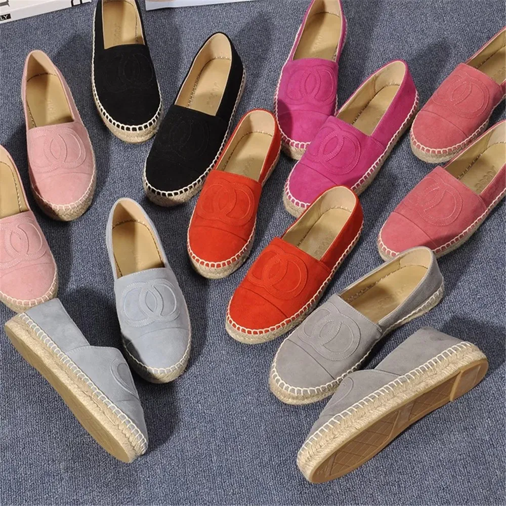 

Chueyz Genuine Suede Leather Slip-On Women's Shoes Comfortable Round Toe Solid Shoes For Women Shallow Trend Of Women's Shoes