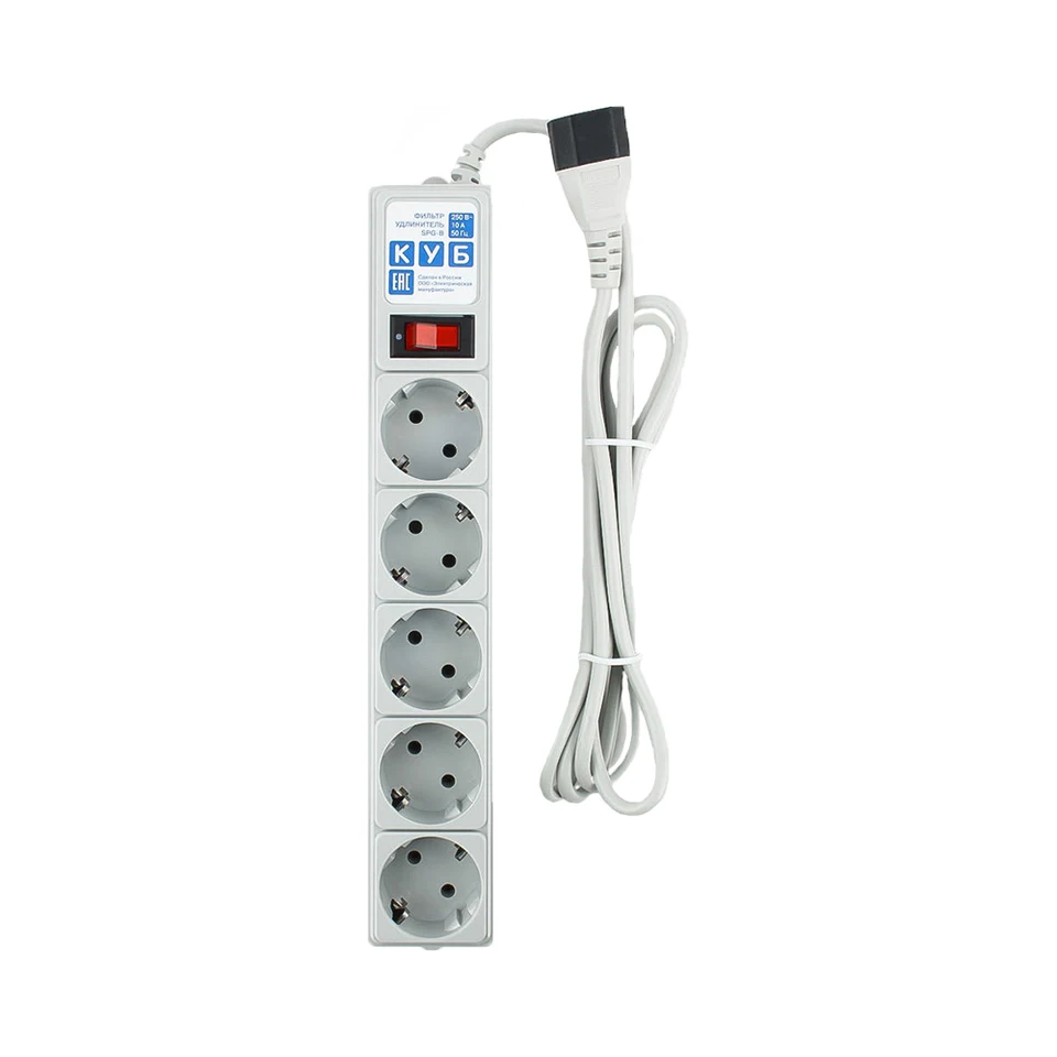

Сетевой фильтр Powercube SPG-B-6Ext (1.9 м)