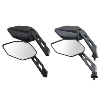 

Universal Motorcycle Carbon/Black 10mm Thread Diameter Rearview Mirror Rear View Side Mirror Handlebar Fairing Mount Mirrors