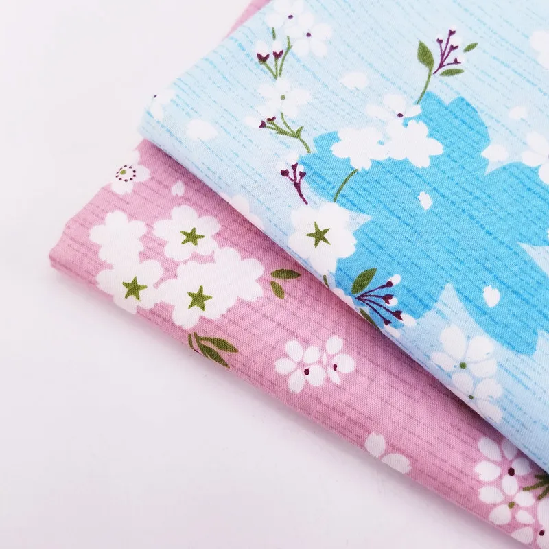 

Floral Printing Series Cotton Twill Fabric Handmade DIY Quilting Sewing Patchwork Crafts Cloth Foa Baby Bedding Blanket Fabric