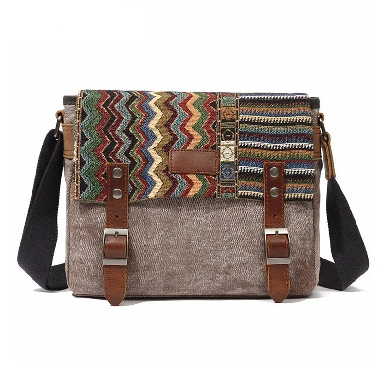 

Folk-custom Embroidery Canvas Messenger Bag Women Shoulder Crossbody Bags For Women Satchel Bag Bolsa Feminina Bolso Mujer