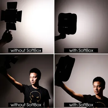 

Foldable Softbox Diffuser Flash Softbox For YONGNUO Led Video Light Panel YN600L II YN900 Simple To Fold And Carry Portable
