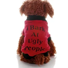 Одежда для собак, для маленьких собак, кошек, Красная футболка мужская с кошкой, весна-лето, хлопок, модные блузки, костюм щенка, z0607# G30