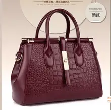 Fashion New Colorful Genuine Leather Handbag Women Bag Fashion Tote Messenger