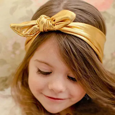 

Baby Girl Toddler CUTE Bowknot Headband Hair Band Headwear Accessories 7 Colors Gold Silver Black Pink Blue Purple Red