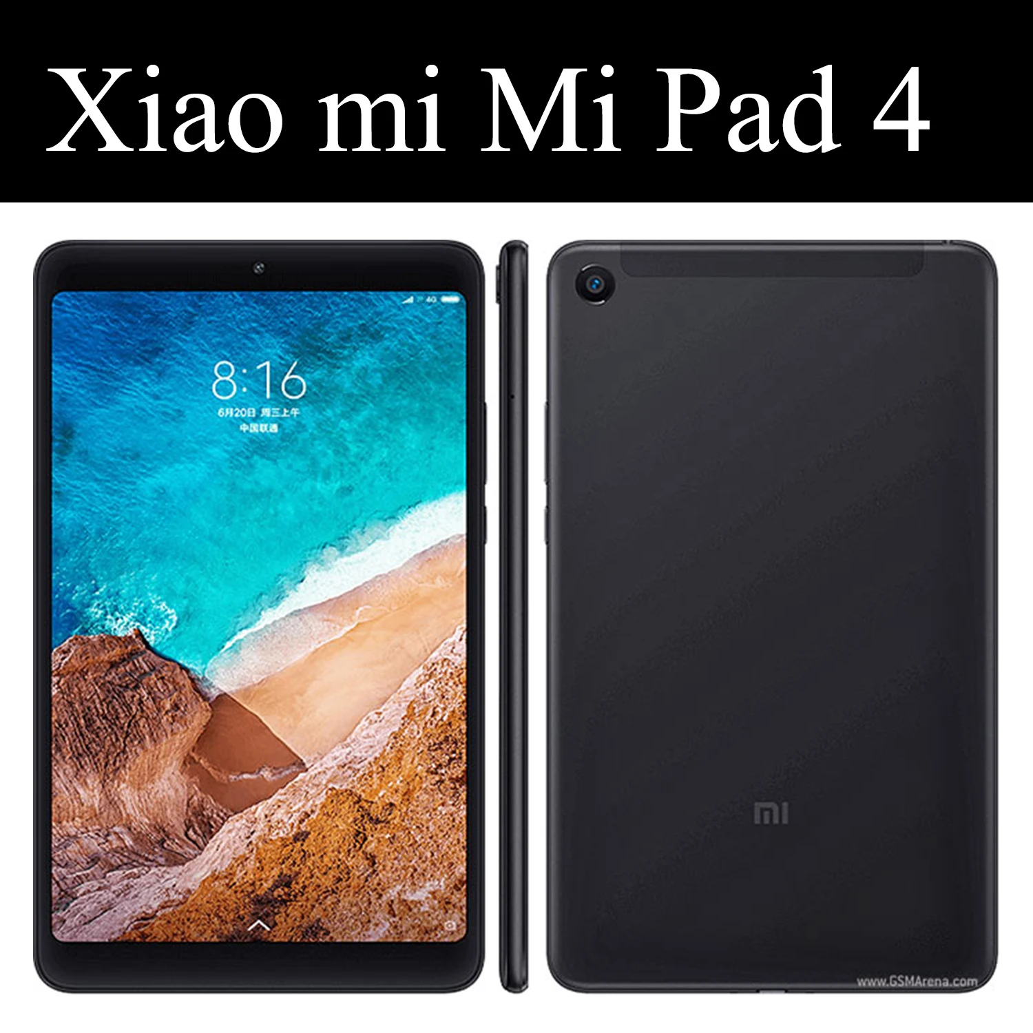 Кожаный чехол с откидной крышкой для планшета Xiao Mi pad 4 8 0 дюйма защитный