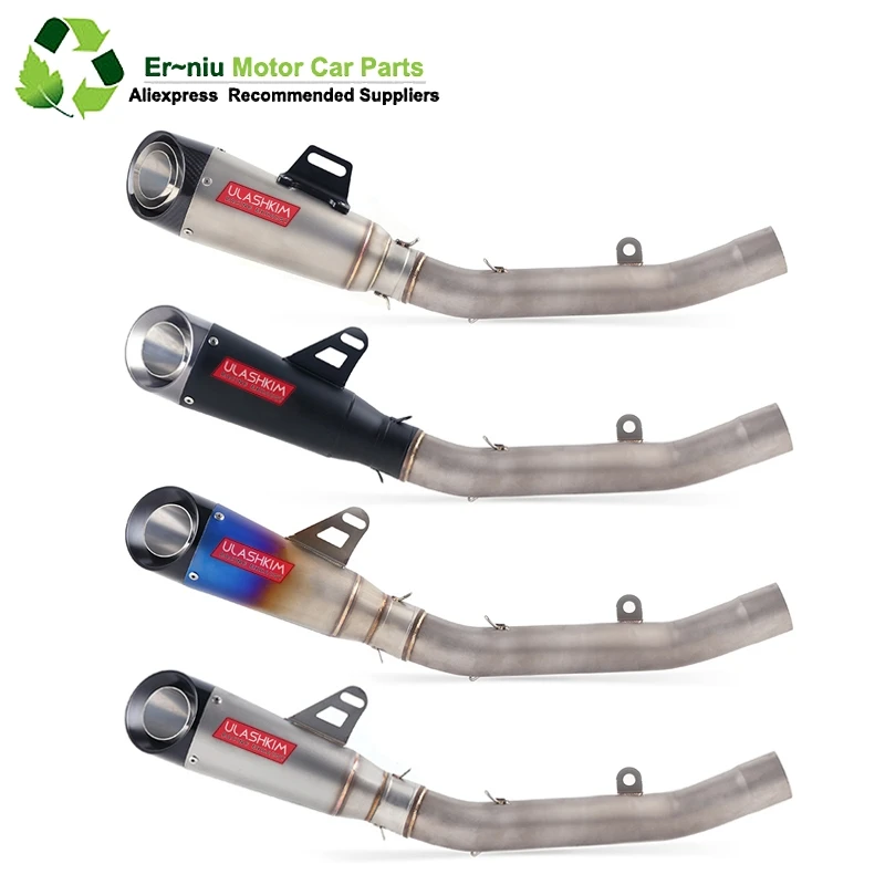 

Full System Exhaust Slip On For kawasaki Z800 Z 800 Motorcycle Exhaust Muffler Escape Middle Mid Contact Pipe DB Killer