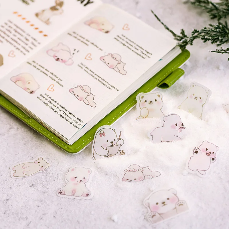 

Mohamm Cute Pet Series Stickers Daily Life Scrapbook Paper Deco Girl Fashion Stationary Sticker Scrapbooking