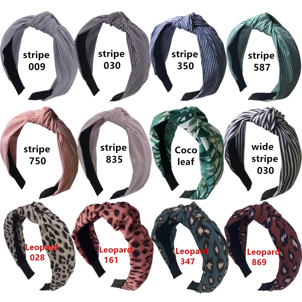stripe hairband 12 colors