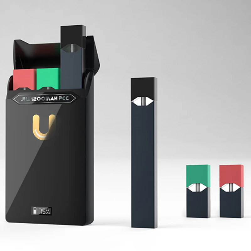 Kopen Nieuwe Collectie USB Charger Box Vorm Draagbare Oplader En Peulen Vergelijkbaar Fit Juul Batterijen En Vape Pen Voor JUUL