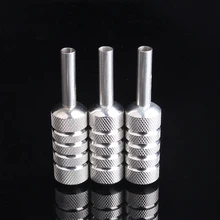 Горячая Распродажа 20 мм 1 шт серебро Нержавеющая сталь тату ручка машины Набор насадок для нанесения татуировок