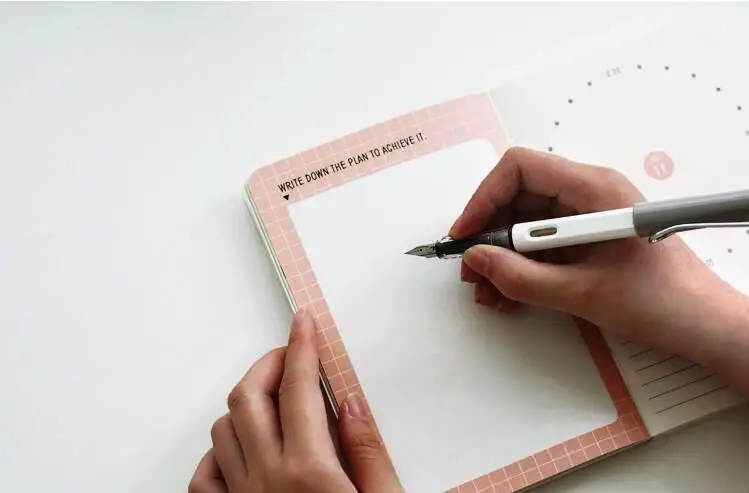 Блокнот планировщик Grid World 100 дней для учебы ежедневника|pocket journal|agenda notebookpaper pocket |