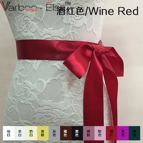 Пояс невесты высокое качество Cintura Sposa ручной работы Ослепительная Кристалл Rhinestone Ремни Для Свадебные платья пояс-кушак - Цвет: wine red