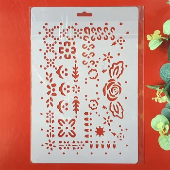 

26cm Dot Flower DIY Layering Stencils Painting Scrapbook Coloring Embossing Album Decorative Paper Card Template