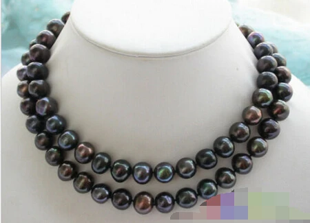 

song voge gem nanJ0594 ROUND BLACK PEARL NECKLACE MABE