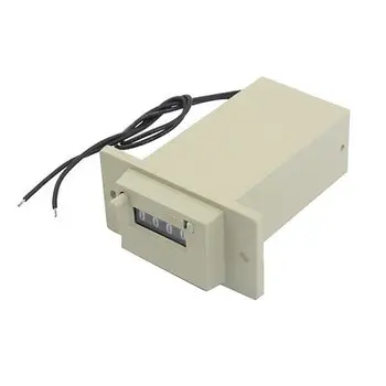

Resettable Gray CSK4-YKW(CKW) DC24V/AC220V/AC110V Four Digits Electronmagnetic Counter