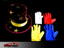 Color Changing Gloves, A multiple Quick Change with gloves Stage magic trick, Magic Gimmcik