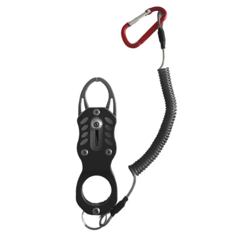 

Light Portable Aluminum Alloy Fish Control Pliers Clip Fish Mouth Lip Tongs Fishing Tool Clip
