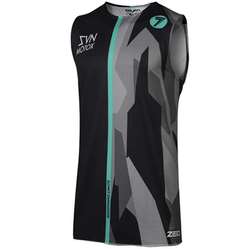 

2019 Seven MX Zero Raider Over Jersey summer sleeveless cycling jersey mx mtb off road Mountain Bike DH downhill Jersey