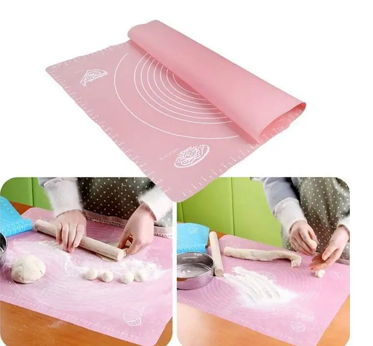 Multifunctional SiliconeBaking Sheet Rolling Dough Pastry Cake Bakeware