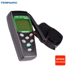 Цифровой светодиодный фонарь измеритель уровня 400000 Lux FC измерительный Люксметр TM-209