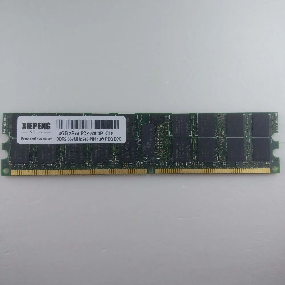 Сервер 16 Гб(2x8 ГБ) DDR2 667 МГц PC2-5300P ram 4 Гб 2Rx4 PC2-3200 DDR2 400 МГц REG ECC 2 Гб PC2 6400P 800 МГц зарегистрированная ECC память