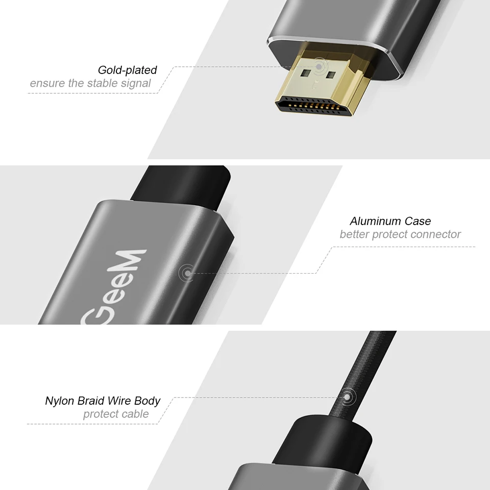 QGeeM HDMI to Mini DisplayPort Converter Adapter Cable 4K x 2K HDMI to Mini DP Adaptor for HDMI Equ