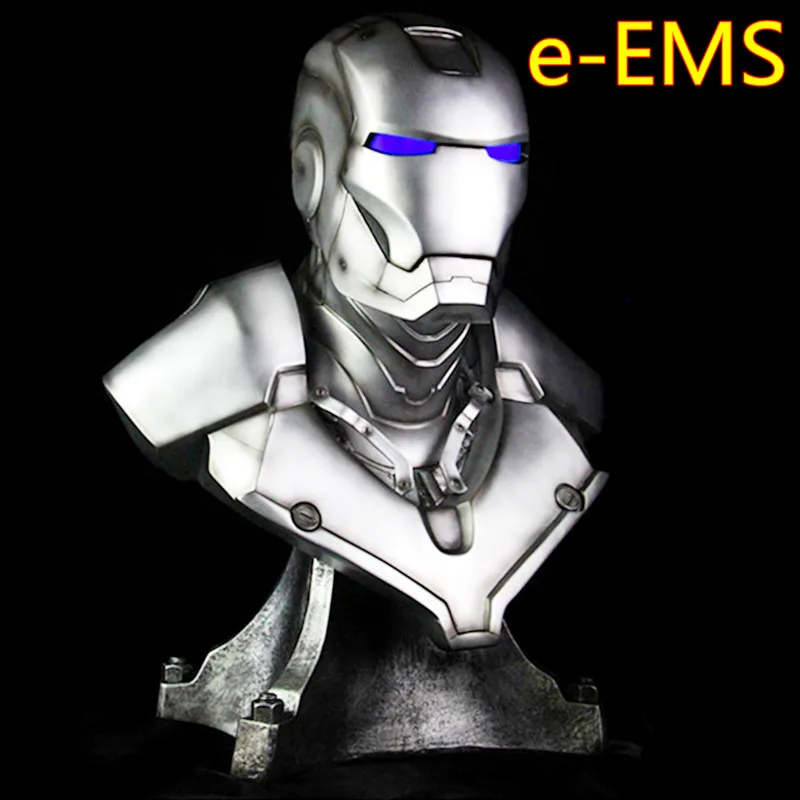 

61cm Retro Nostalgia Avengers:Infinity War Superhero Iron Man 1/1 BUST Statue PVC Action Figure Collection Model Toy L2555