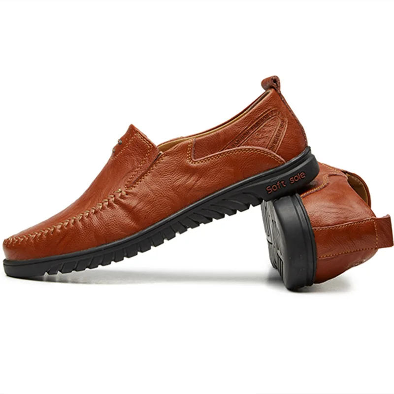 

Big Size New Arrival Split Leather Men Casual Shoes Fashion High Quality Driving Moccasins Slip On Loafers Male Driving Shoes