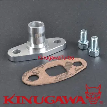 

Kinugawa Turbo Oil Return Flange Kit to 20mm Barb for Garrett T3 T4 T04B T04E T04S / for Hitachi HT18 Turbo