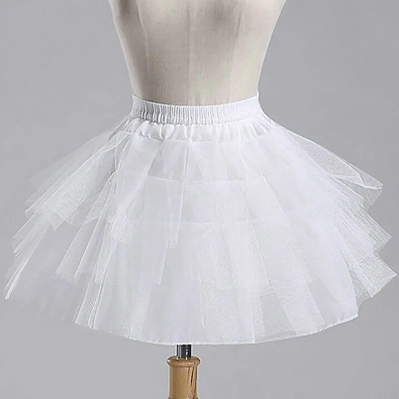 

NEW Petticoat Short Crinoline Tutu children Bridal Wedding UnderSkirt Slips