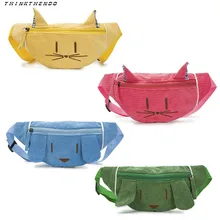 THINKTHENDO, модная Милая Детская поясная сумка для бега, кошелек для монет и карт, дорожная поясная сумка для телефона с регулируемым ремнем для мальчиков и девочек, новинка