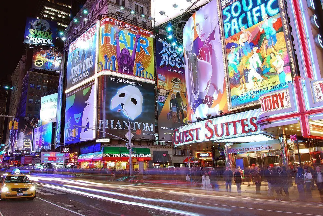 

New York Broadway City Street Car photo backdrop High quality Computer print party photography backgrounds