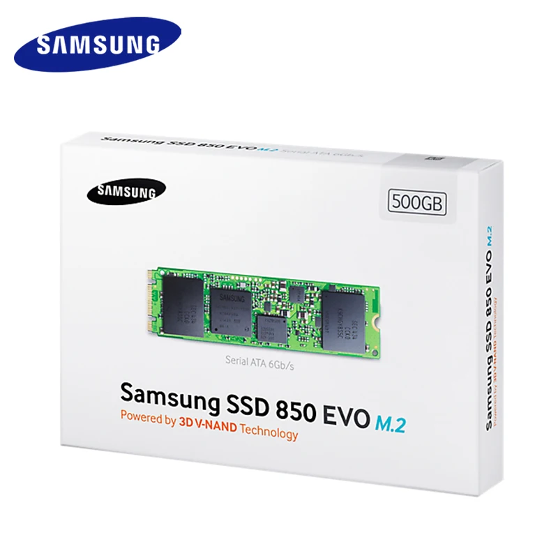 Vente Samsung Interne SSD 850 EVO M.2 250 GB 500 GB 1 TO Interne Solid State Drive HD Dur Haute Vitesse pour Ordinateur Portable PC Ordinateur