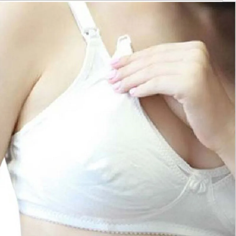 The Latest  2019 Soft Comfortable Cotton Maternity Bra Nursing Bra Feeding For Pregnant Women Underwear Wire Fr 