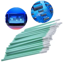 100 шт. чистящие тампоны губка карандаш эко растворитель принтер чистящие тампоны для Epson/Roland/Mimaki/Mutoh