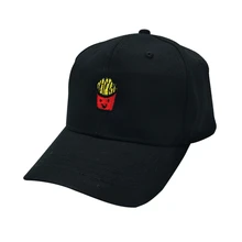 Регулируемые бейсболки женские мужские с вышивкой картофеля фри хлопковая шапка для бега головные уборы Спортивная одежда для улицы