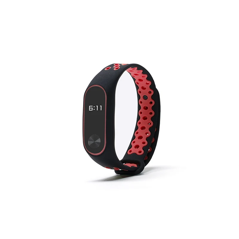 Сменный ремешок для Mi band2 с двойным цветным ремешком силиконовый цветной сменный
