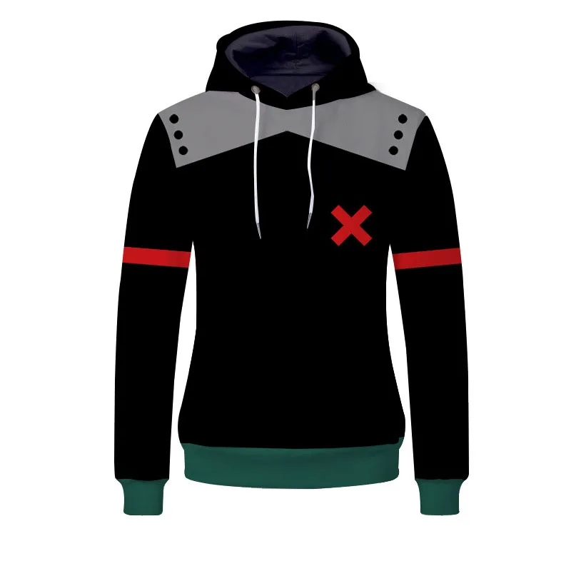Fans Wear 2019 Men Hoodies My Hero Academia Sweatshirt Anime No Hero Academia Hoodie 3d Printed Hoodie for Fans Cosplay