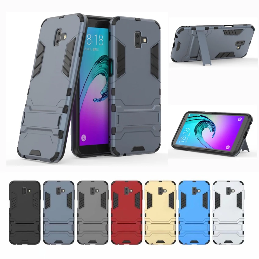 Shockproof Case For Samsung Galaxy J6 J4 Plus J8 2018 M10 M20 M30 J3 J5 J7 2017 J2 Prime Core Kickstand Phone Cover Capa |