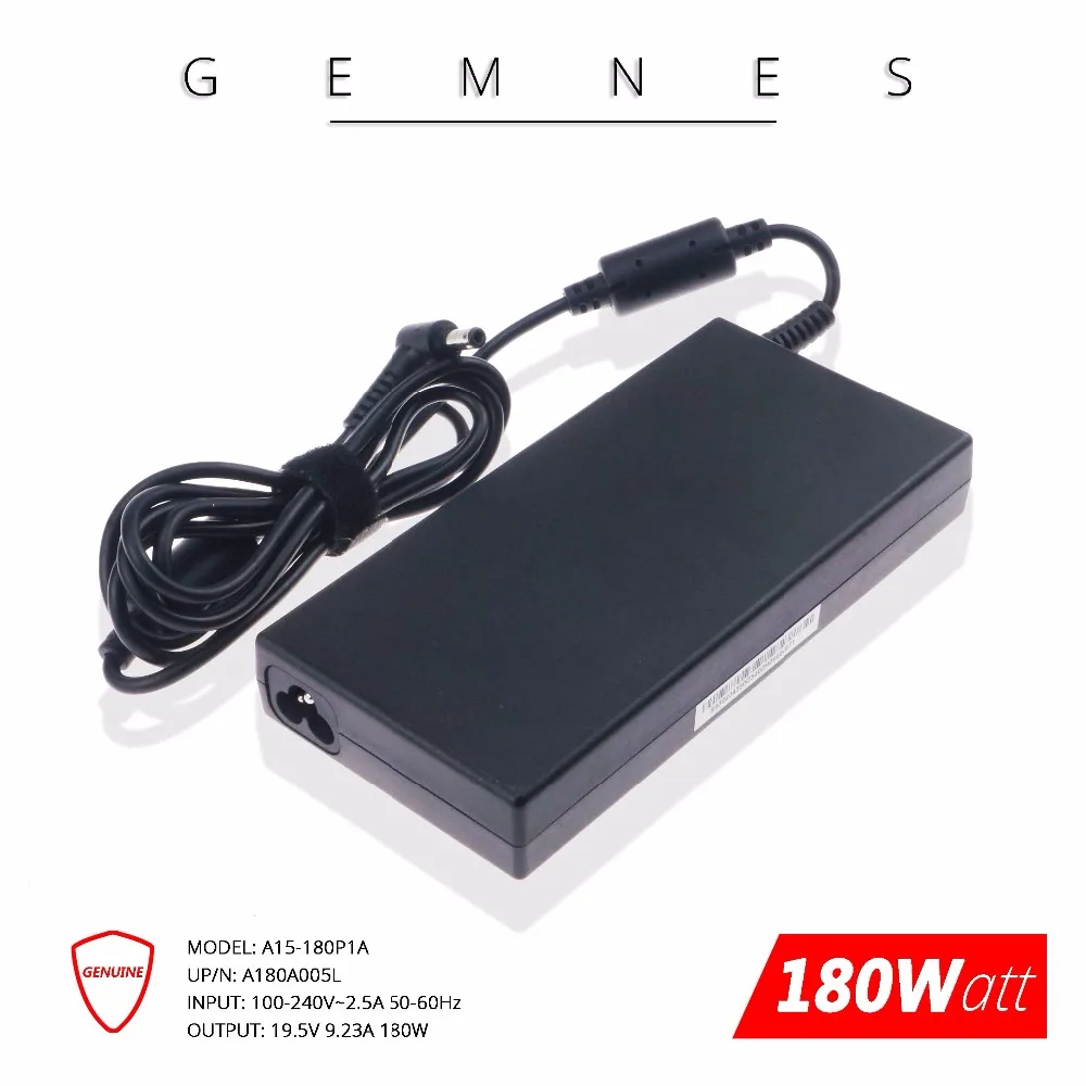 Original 180 W 19,5 V 9.23A cargador de ordenador portátil adaptador de poder para MSI GE72VR GS63VR Chicony A15-180P1A A180A005L - 2